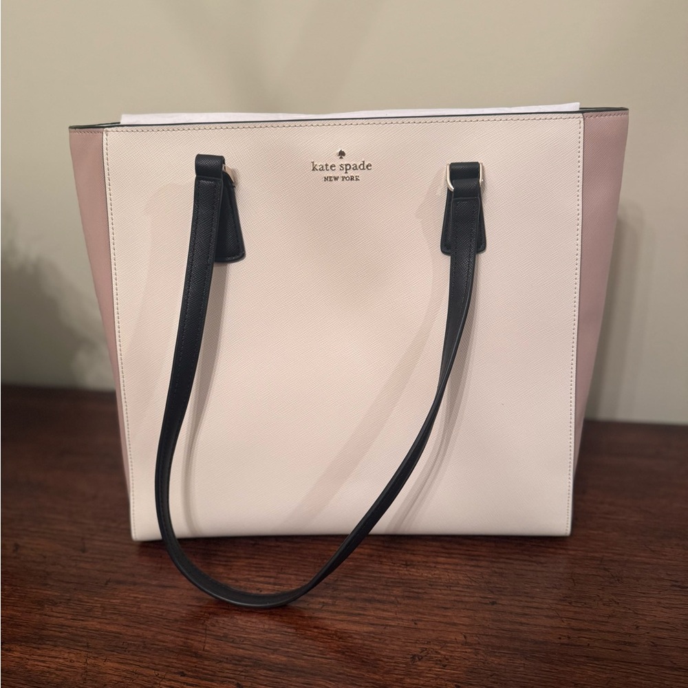 Kate Spade Perry Saffiano Leather Laptop Tote
